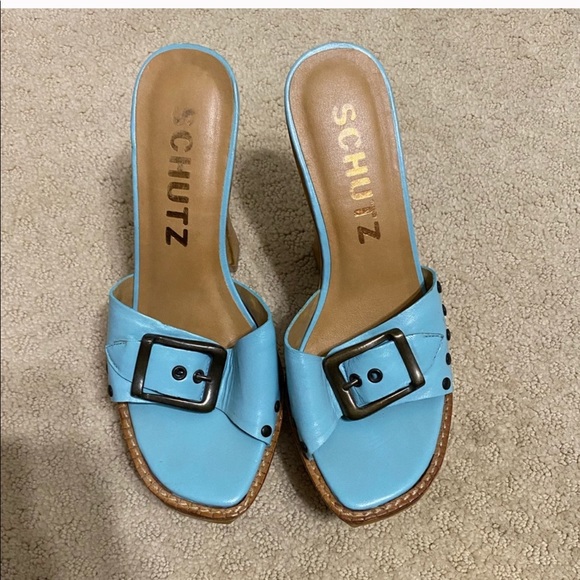 Schutz Platform Heel - Picture 2 of 5